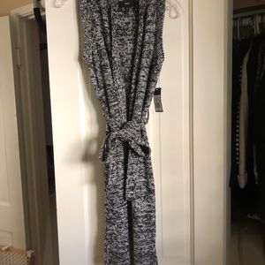 New long knitted vest